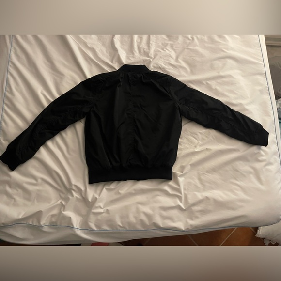 Old Navy black and salmon bomber jacket - Picture 5 of 7